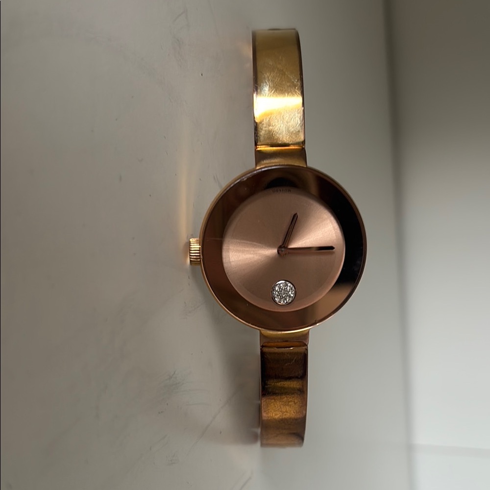 Rose Gold Movado Watch - Picture 7 of 9